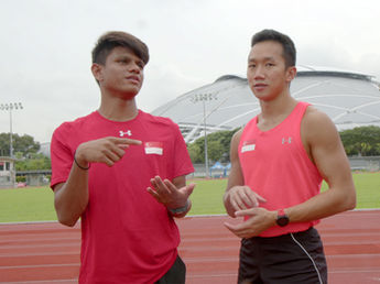 Sprinters Marc Brian Louis and Sing Hui set for 82nd Singapore Open bow