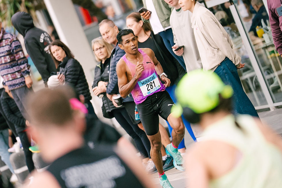 Malaysia's Muhaizar Mohamed also went under 2:30 in the marathon. PHOTO: SPORTPLUS.SG / HANA BASIR