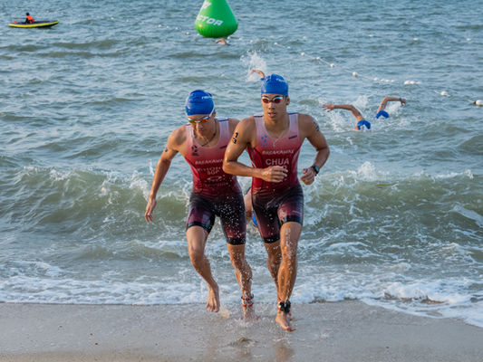 Athletes Luke Chua and Herlene Yu Clinch Top Spots in TriFactor National Triathlon Championships