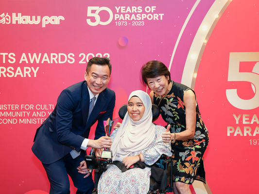 Record-breaking number of awards unveiled at the Singapore Disability Sports Awards 2023