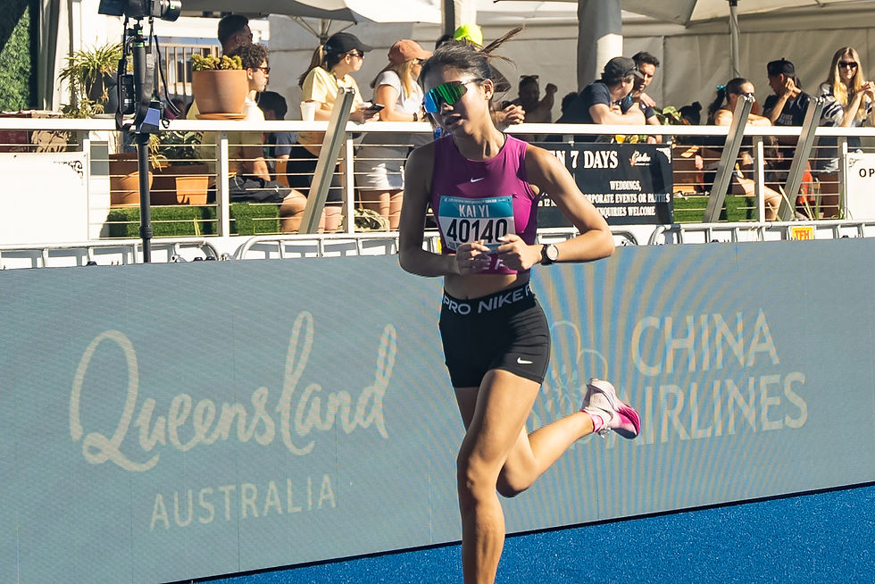 Ng Kai Yi takes on the Southern Cross University 10km. PHOTO: SPORTPLUS.SG / HANA BASIR