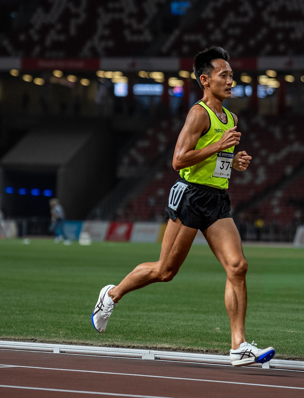 Melvin Wong in action at the National Stadium. PHOTO: SPORTPLUS.SG / ALDRICH GOH