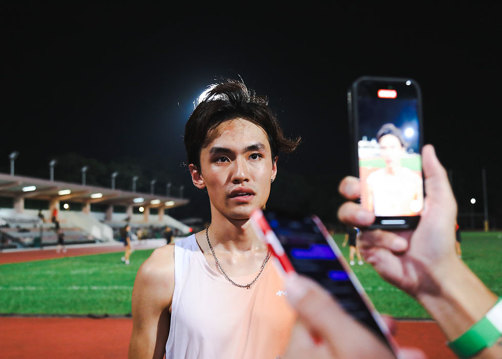 Duathlete Aldrich Goh speaks to SportPlus.sg at a MetaSport training session. PHOTO: HANA BASIR, SPORTPLUS.SG
