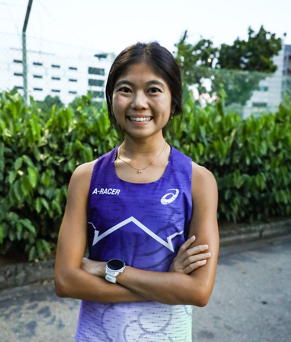 Cloey Wong poses for the camera. PHOTO: SPORTPLUS.SG / HANIDA HUSSIEN