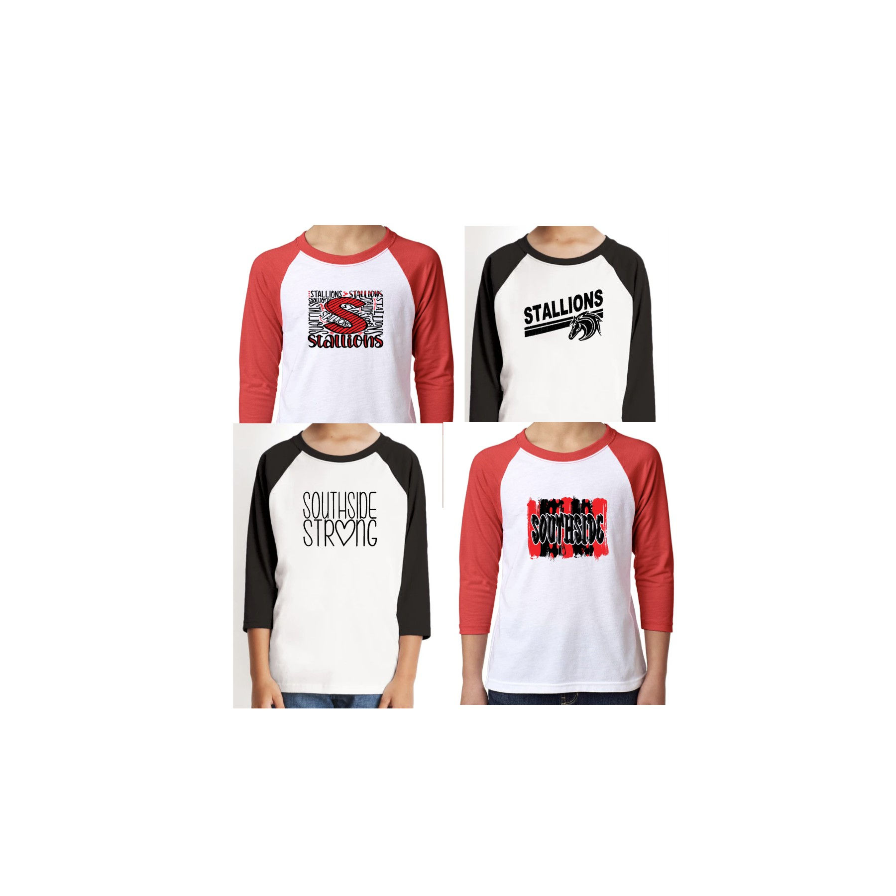 Southside White Chest Baseball T
