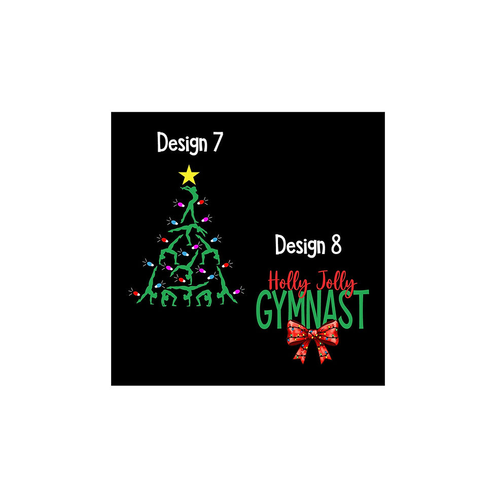Thumbnail: Gymnastics Christmas Shirts