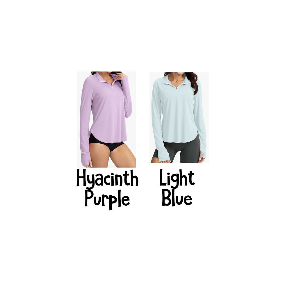 Thumbnail: Hill Farms Ladies 1/4 Zip Sun Shirt