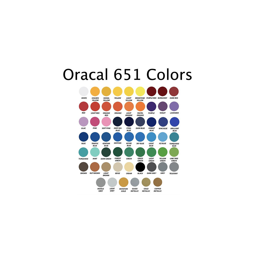 Thumbnail: Oracal 651 Vinyl