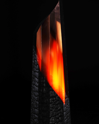 Yaki Floor Lamp Fire Like Light