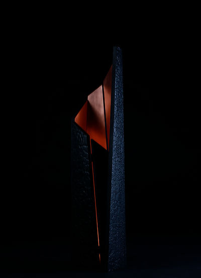 The First Model Of Yaki Burnt Wood Floor Lamp