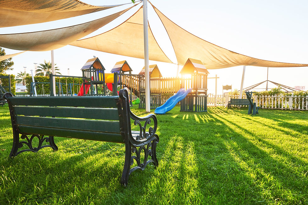 colorful-playground-in-the-yard-in-the-park