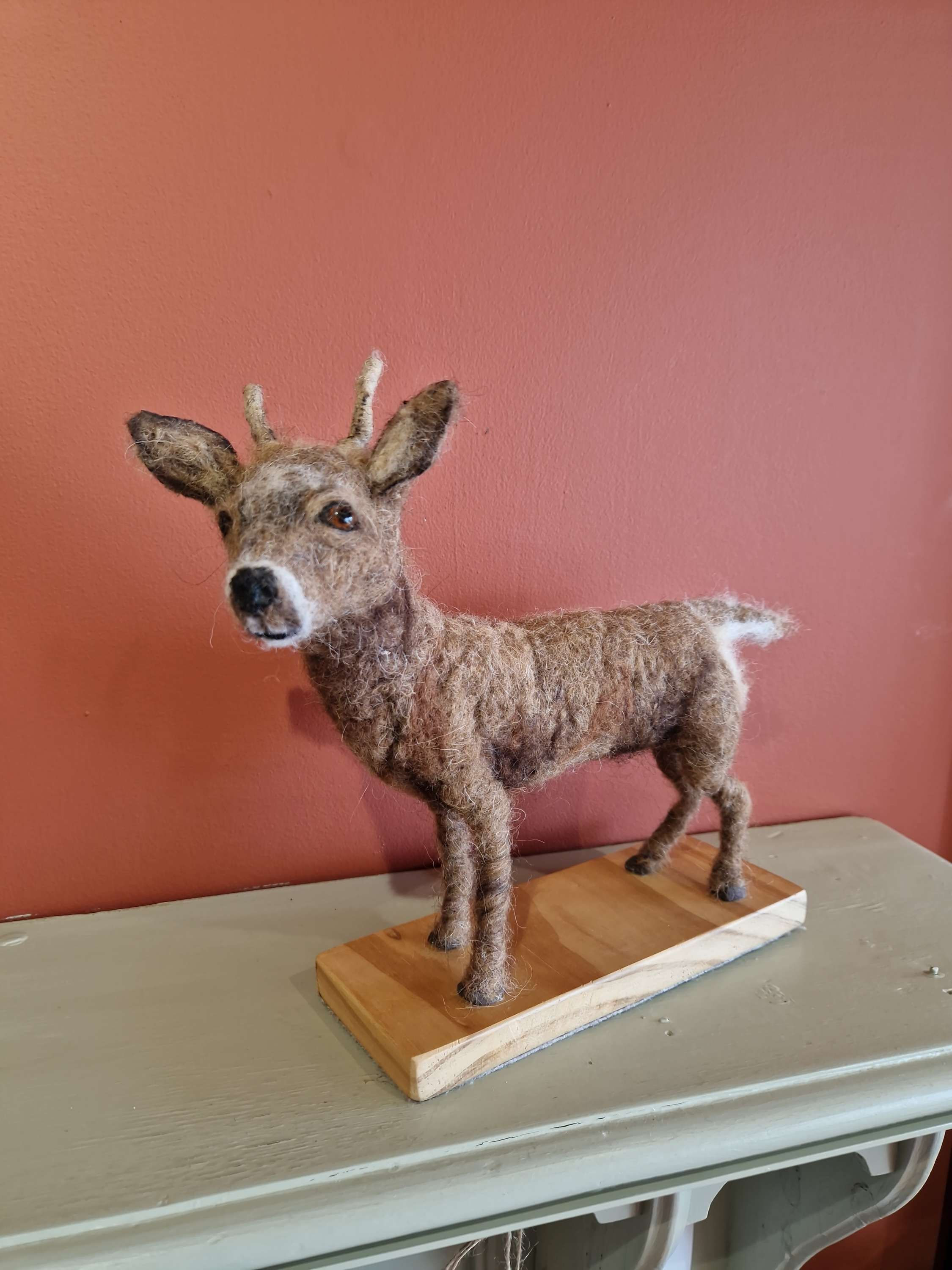 Felted Wool Deer