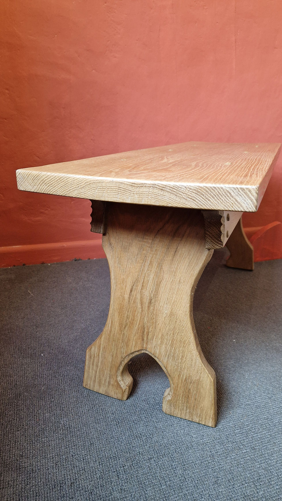 Thumbnail: Handmade English Oak Bench