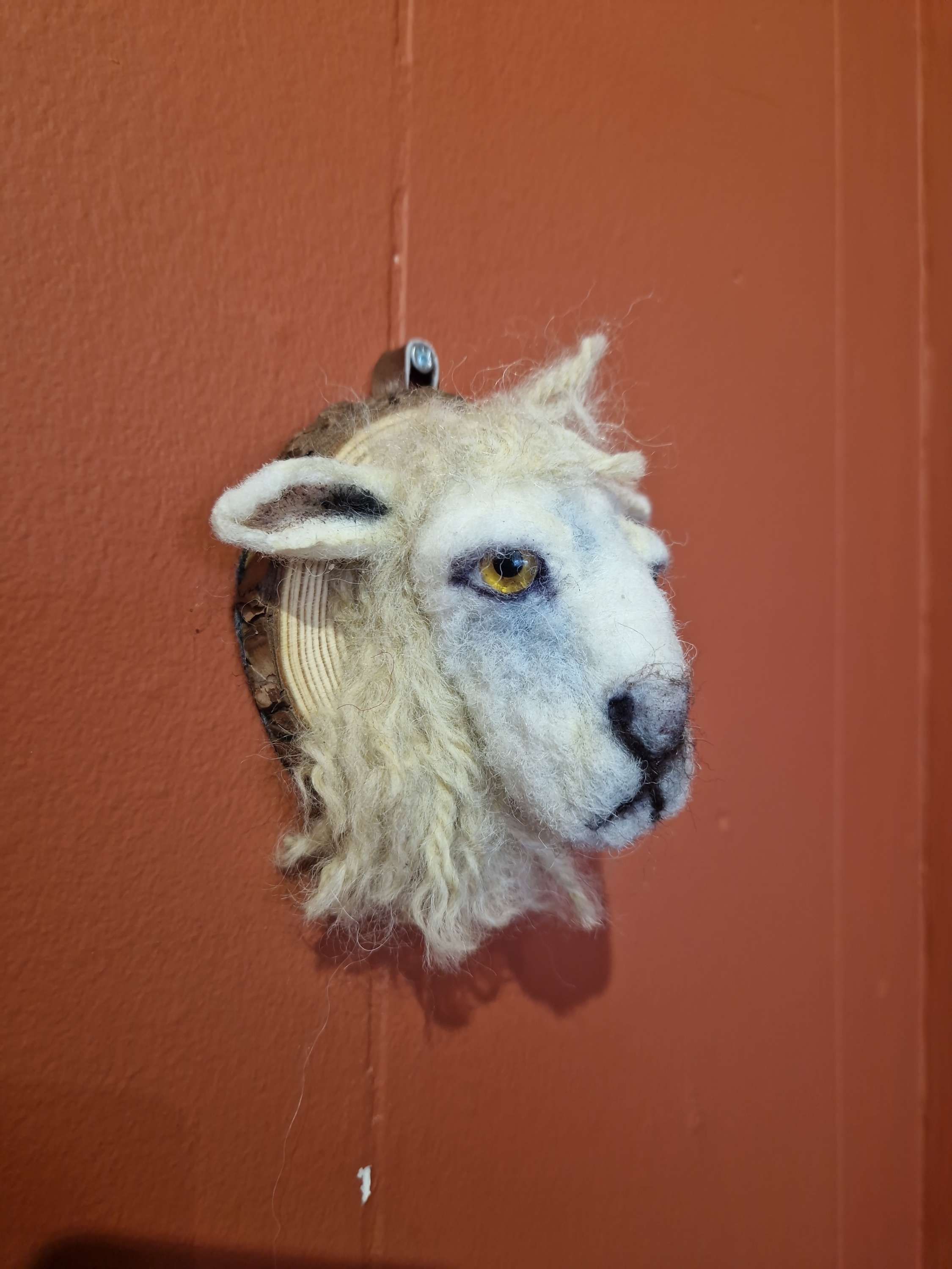 Felted Sheep Head