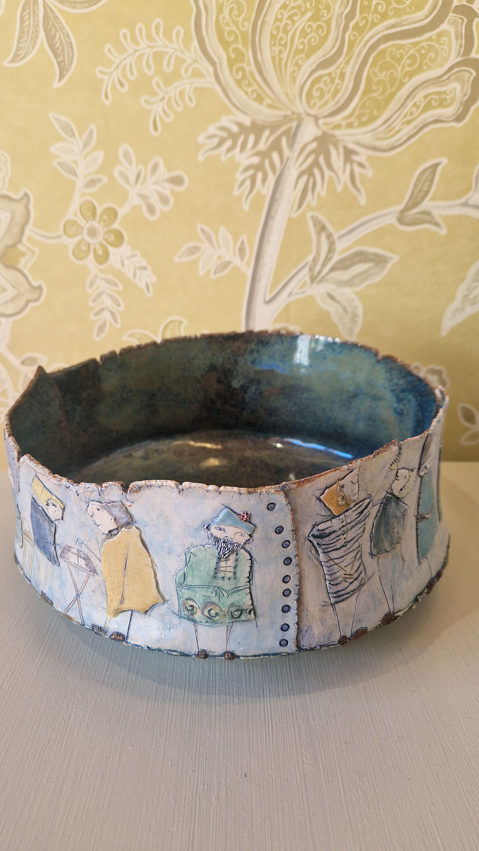 Thumbnail: "Work and Play" large bowl