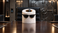 A toilet-paper roll wearing spy sunglasses sits at the head of a high-security boardroom table with a small recorder hidden inside.