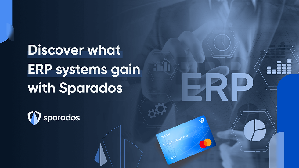 Virtual cards in ERP