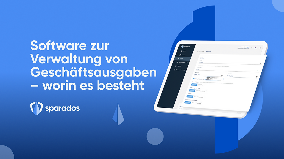 Programm zur Verwaltung von Unternehmensausgaben