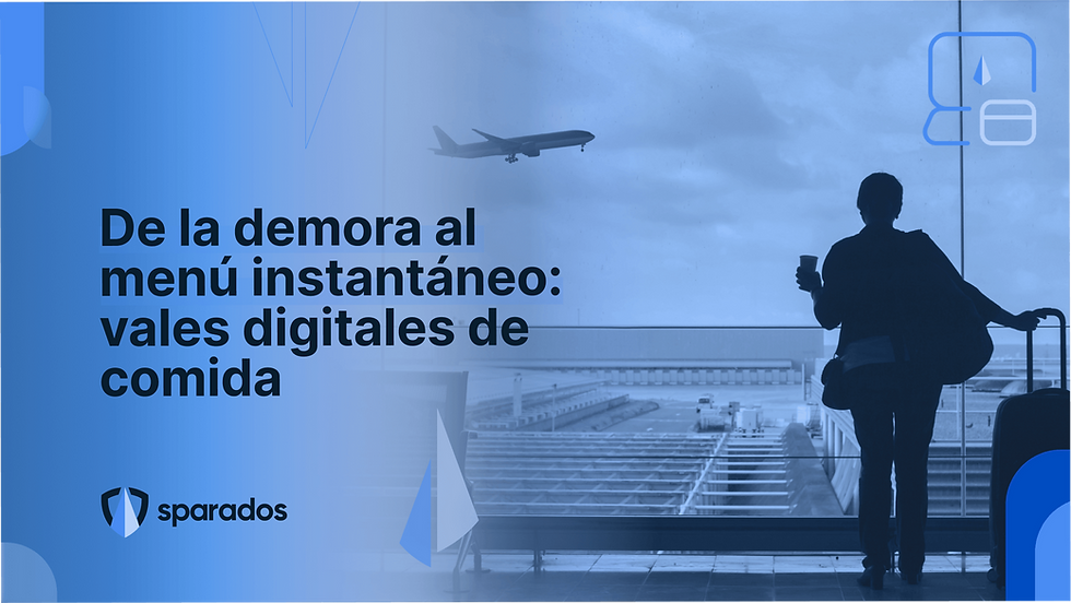 bonos de comida digitales para compañías aéreas