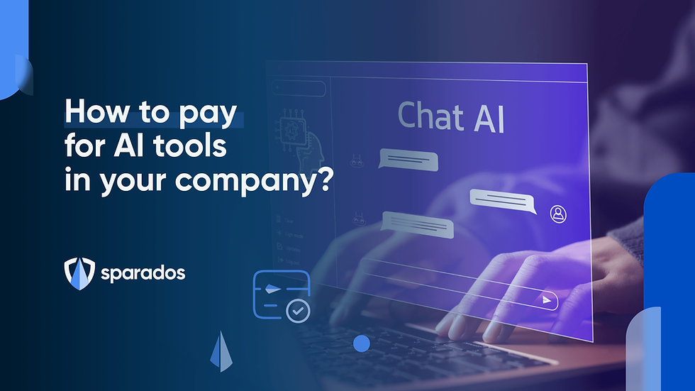 How to pay for AI tools in your company