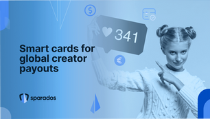 Smart cards for global creator payouts