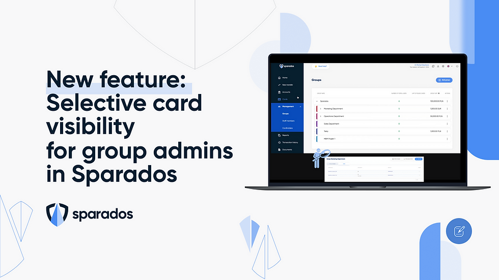 Selective tab visibility for administrators in Sparados