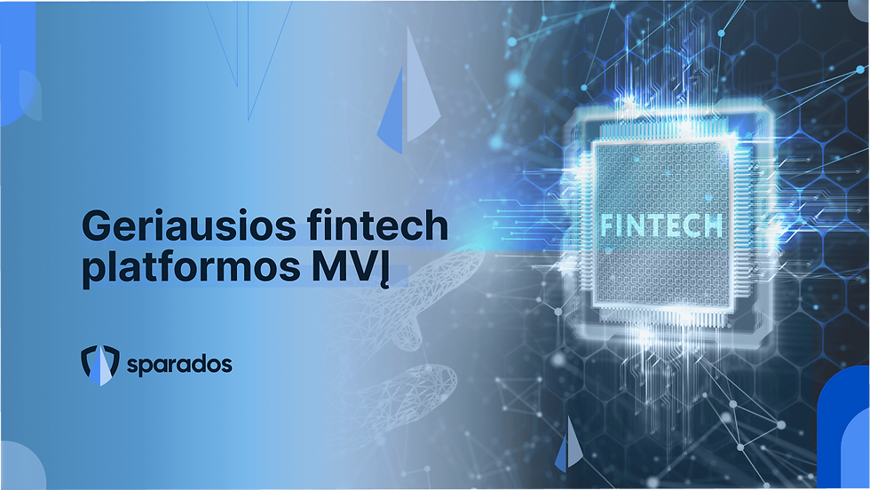 Kaip pasirinkti geriausią fintech platformą savo verslui