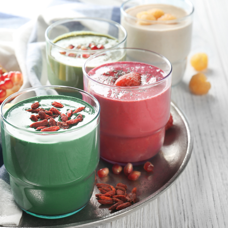 Arranged Food and Objects