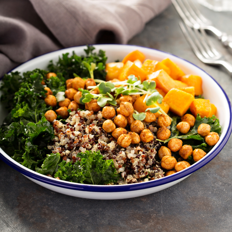 Arranged Food and Objects