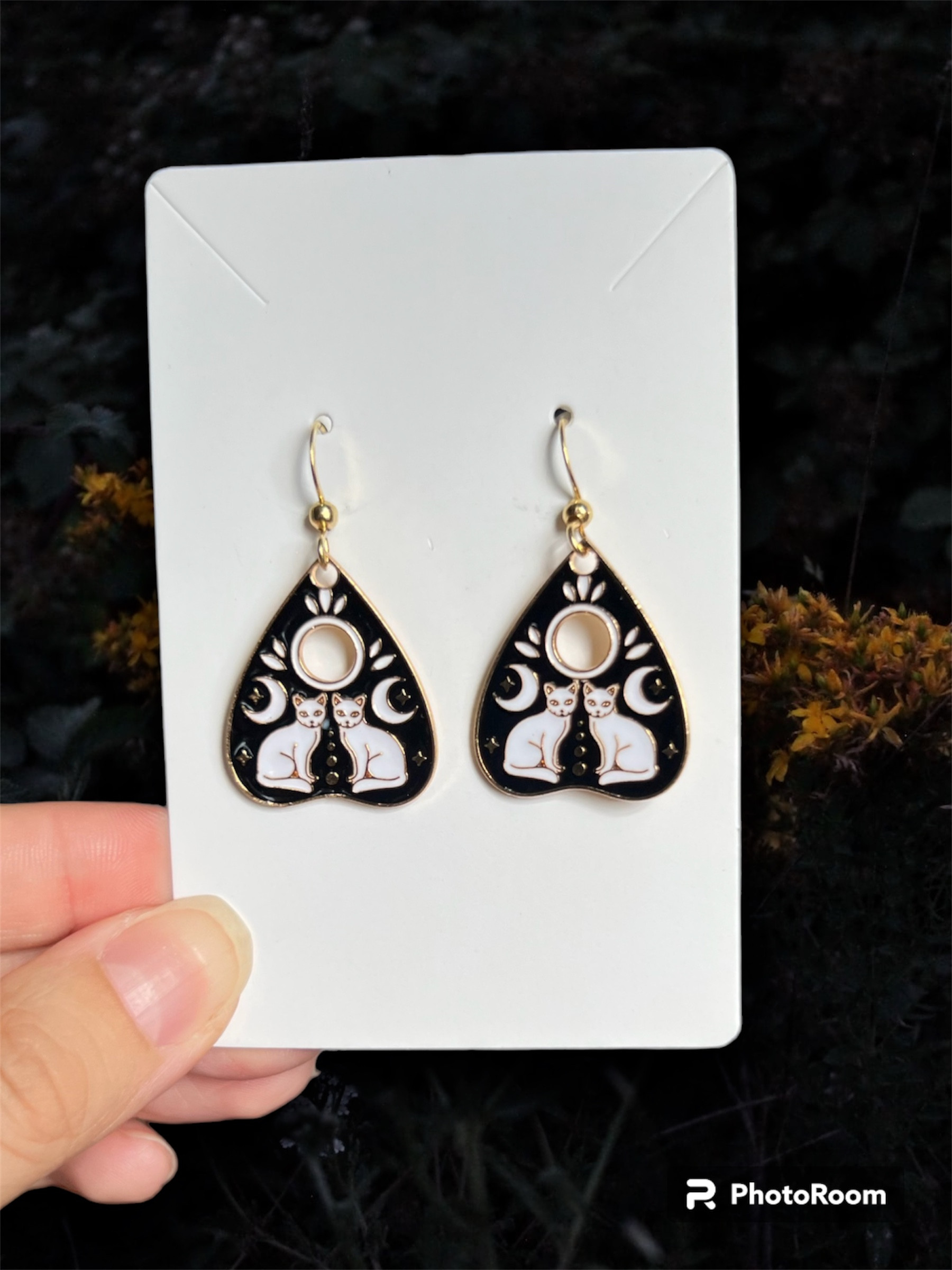 Cat Planchette Earrings