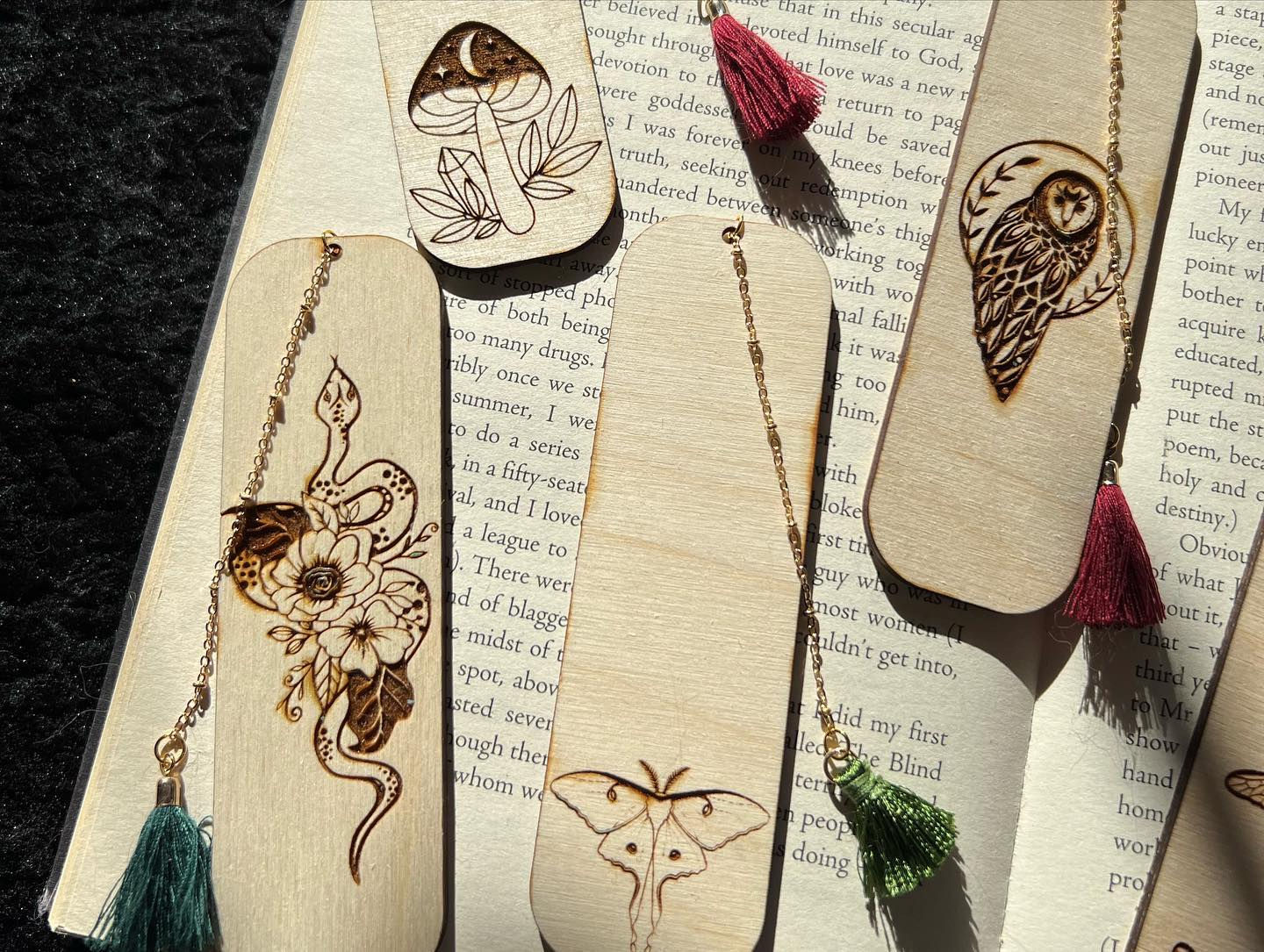 Birch Wood Bookmarks