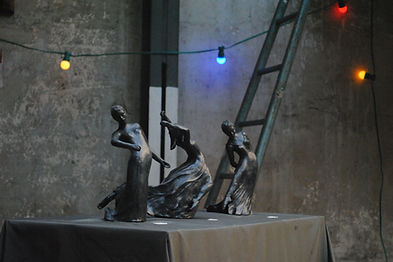 Exposition à l'atelier, Flo de M (Florence de Cacqueray). Levallois, octobre 2015