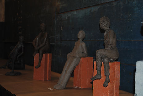 Exposition à l'atelier, Flo de M (Florence de Cacqueray). Levallois, octobre 2015