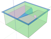 Sketch of the Microphone floor well
