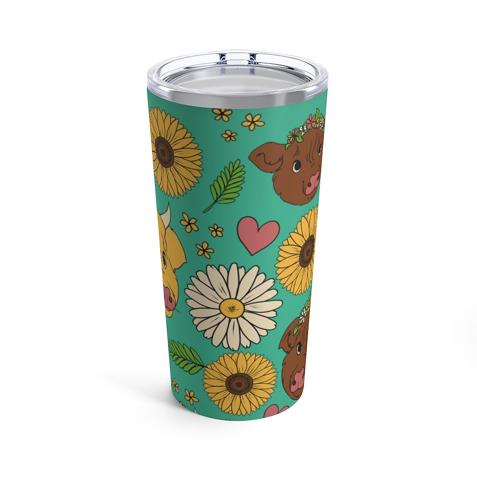 Thumbnail: Cute Highland Cow Tumbler 20oz