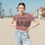 Thumbnail: Love your neighbor Women's Flowy Cropped Tee
