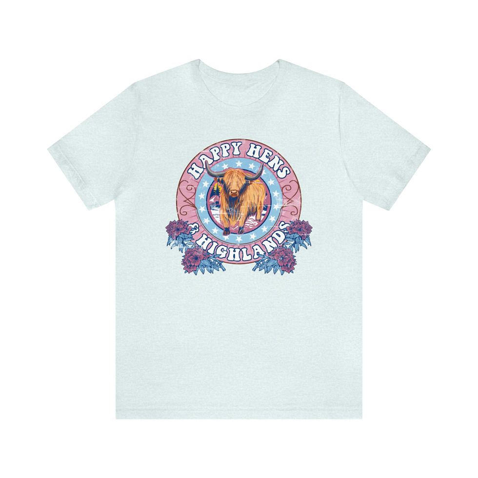 Thumbnail: Highland Cow Unisex Jersey Short Sleeve Tee