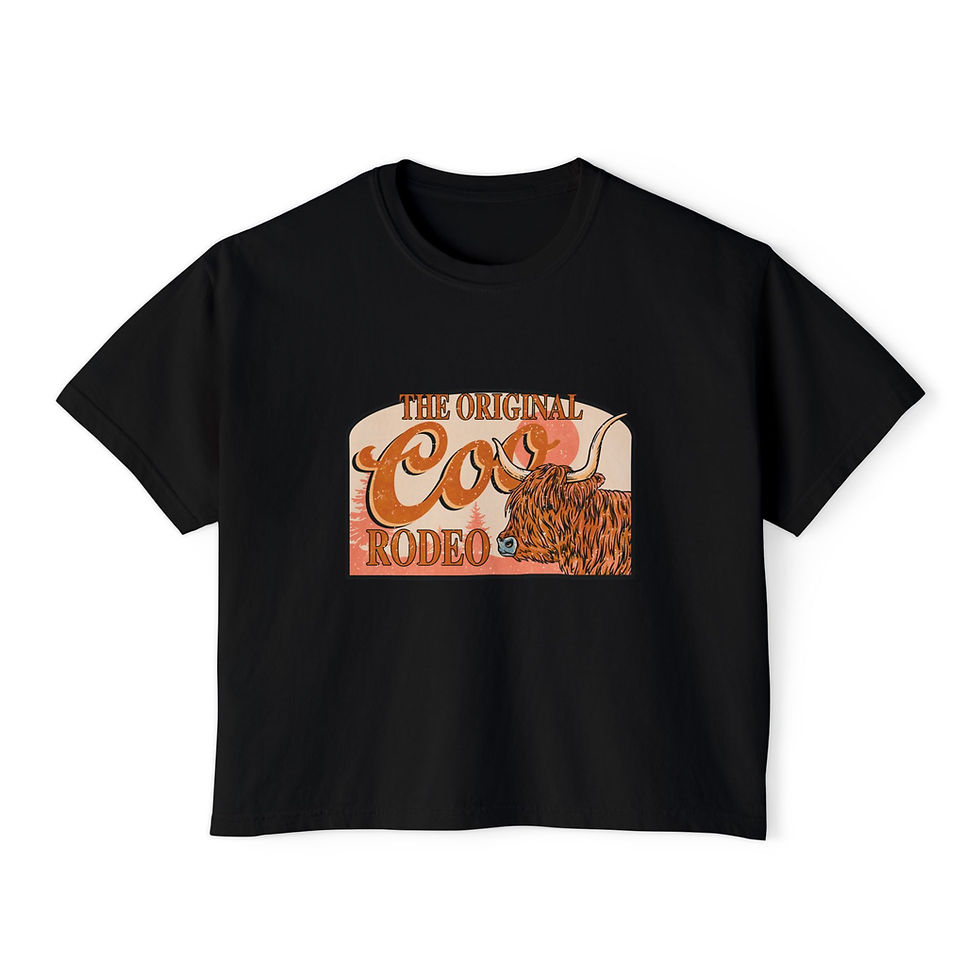 Coo Rodeo Crop T