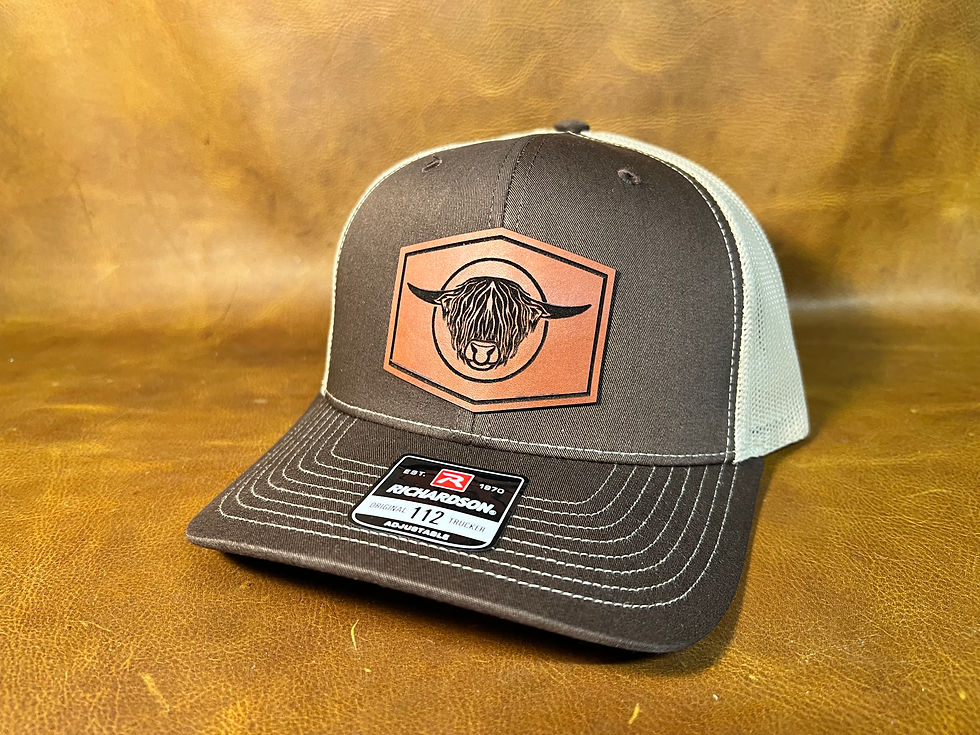 Thumbnail: Hat with leather patch