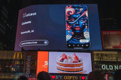 One of Nine Artworks Featured in Time Square