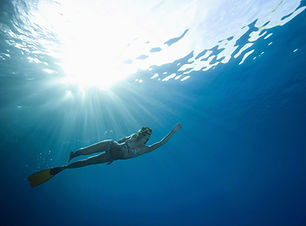 Snorkling mulher