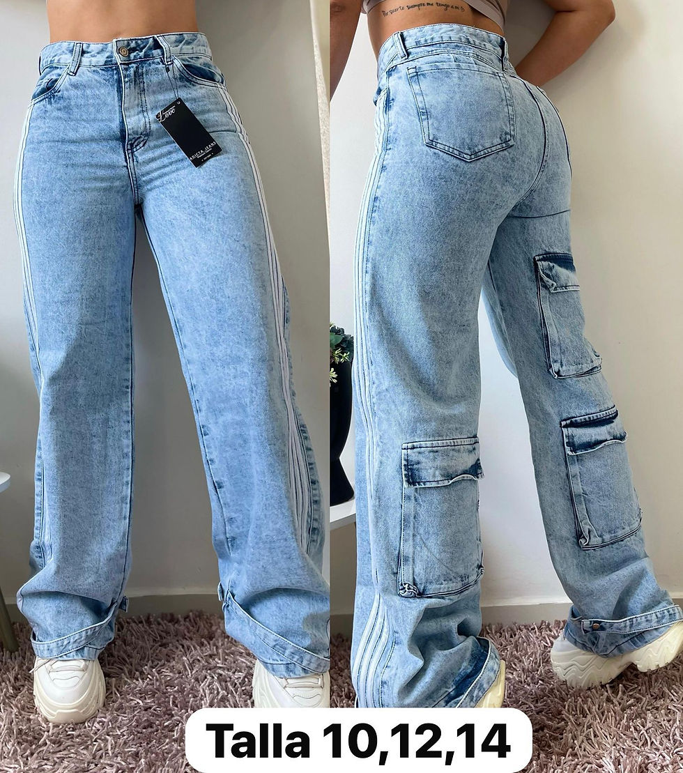 Miniatura: JEANS  TIPO  CARGO