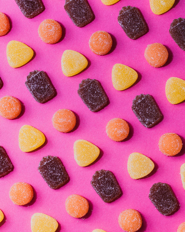 Delicious candy filled with caffeine, vitamins and electrolytes