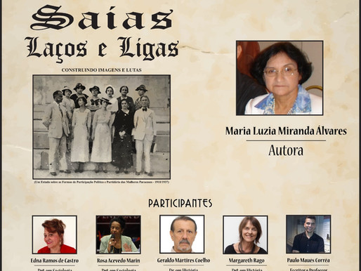 Live de lançamento de livro da Editora Paka-Tatu, "Saias, Laços e Ligas"