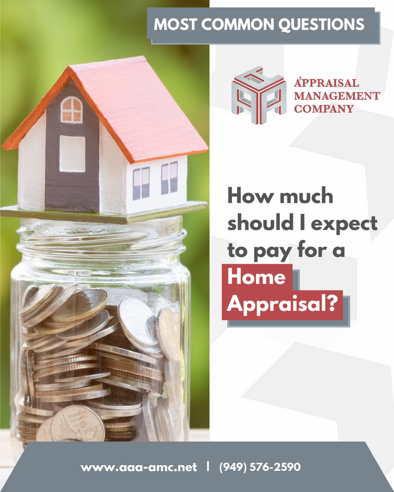 How much should I expect to pay for a home appraisal?