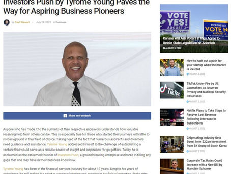 Investors Push by Tyrome Young Paves the Way for Aspiring Business Pioneers.