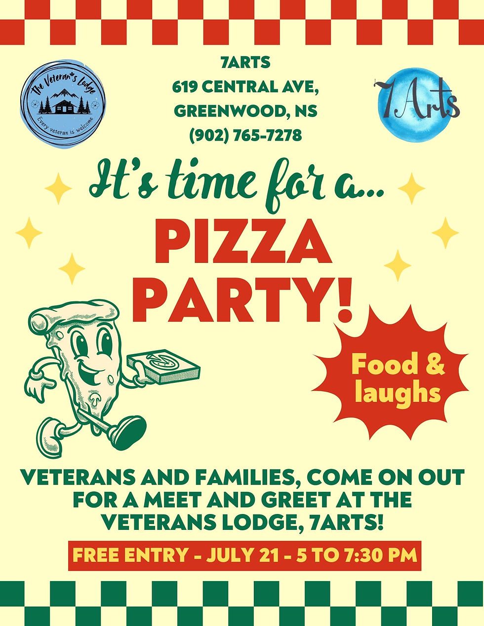 Veterans Lodge - Meet & Greet Pizza Party
