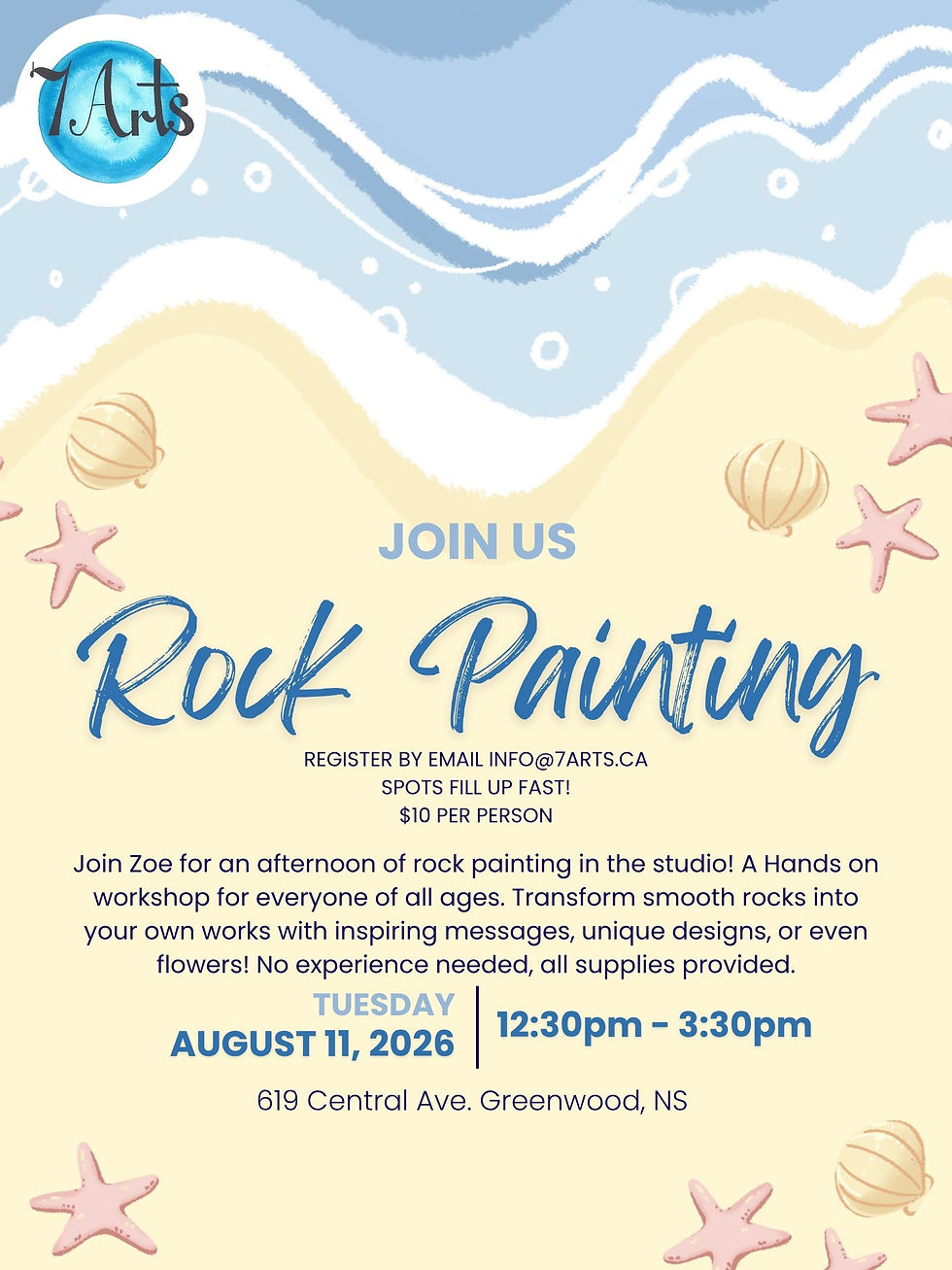 Rock Painting with Zoe
