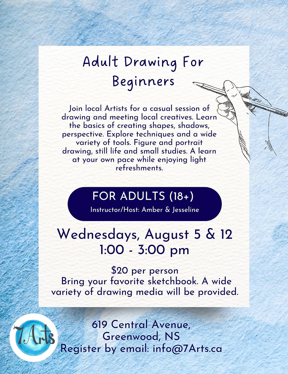 Drawing for Beginners (adults)