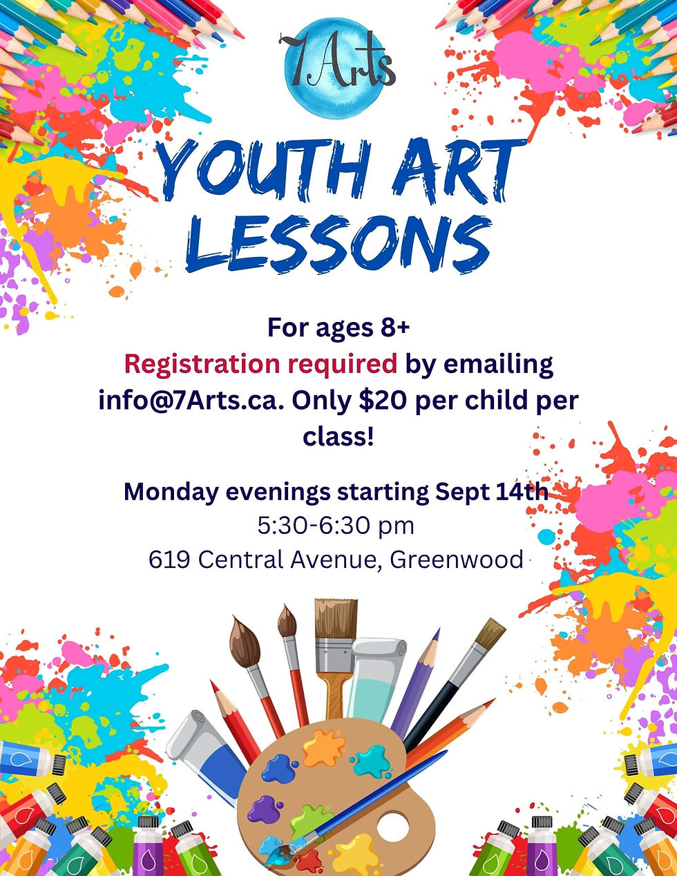 Youth Art Lessons (ages 8+)